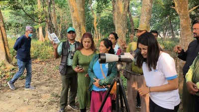 वन्यजन्तु सप्ताह : सामुदायिक वनमा चरा अवलोकन   
